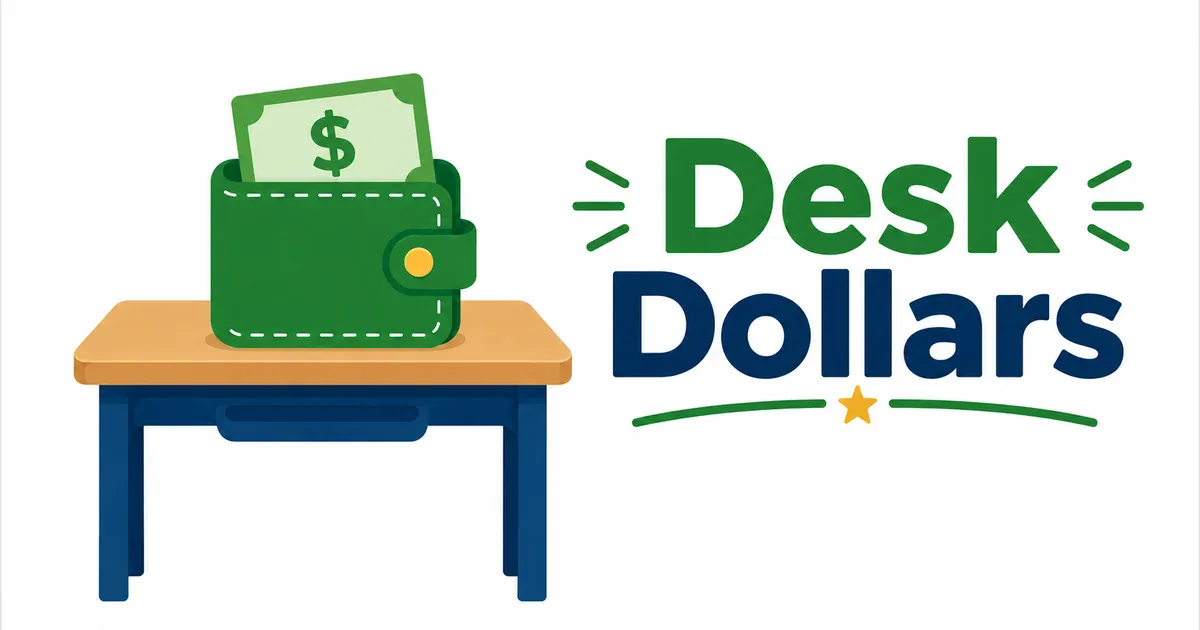 Desk Dollars project banner.